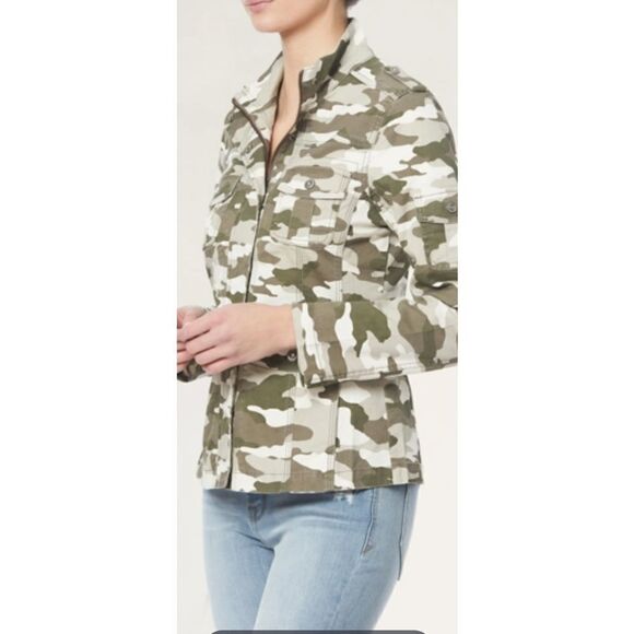 Kenzie Green Faded Camouflage Jacket - Picture 4 of 16